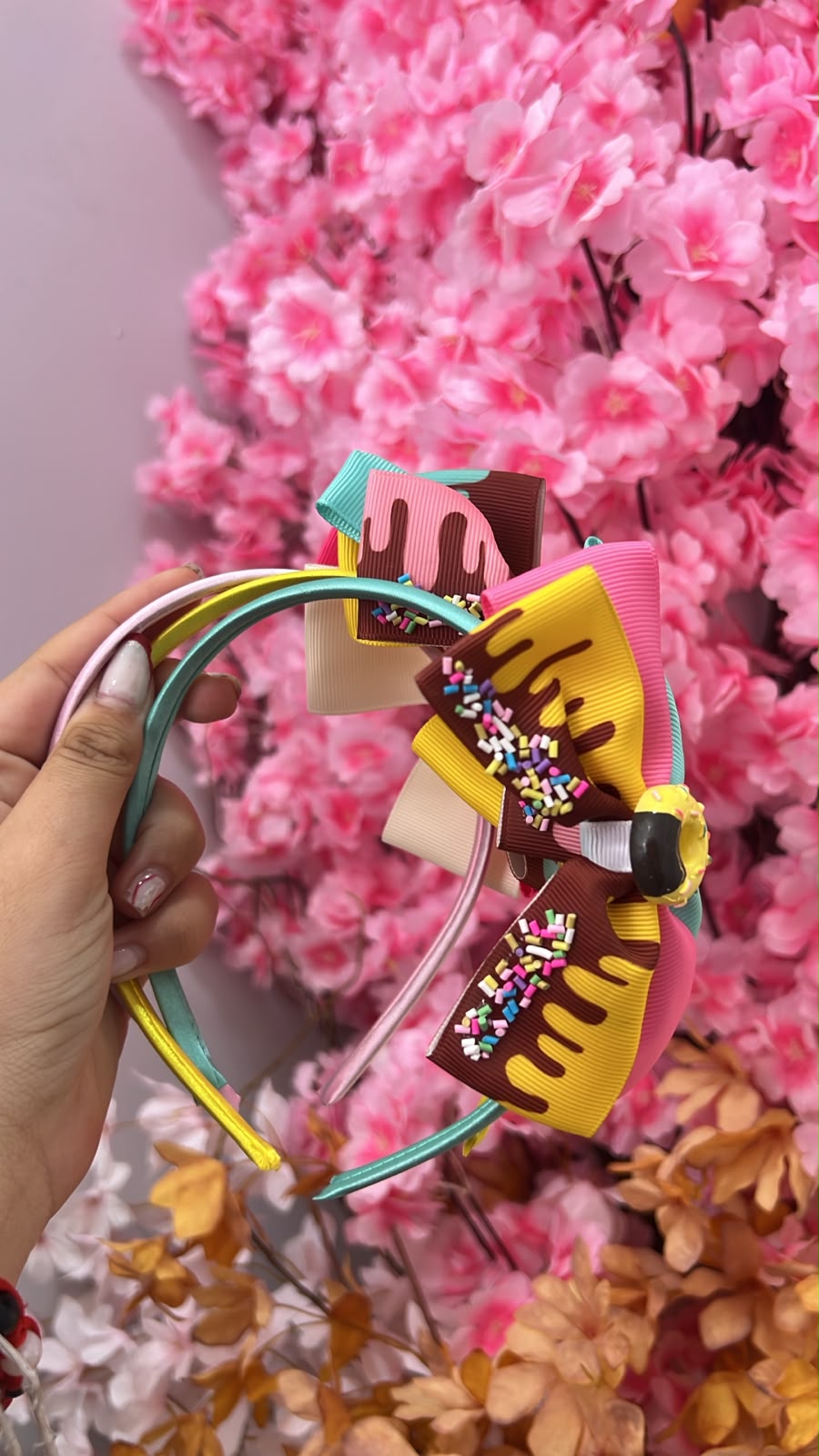 Tiara Infantil rosquinha