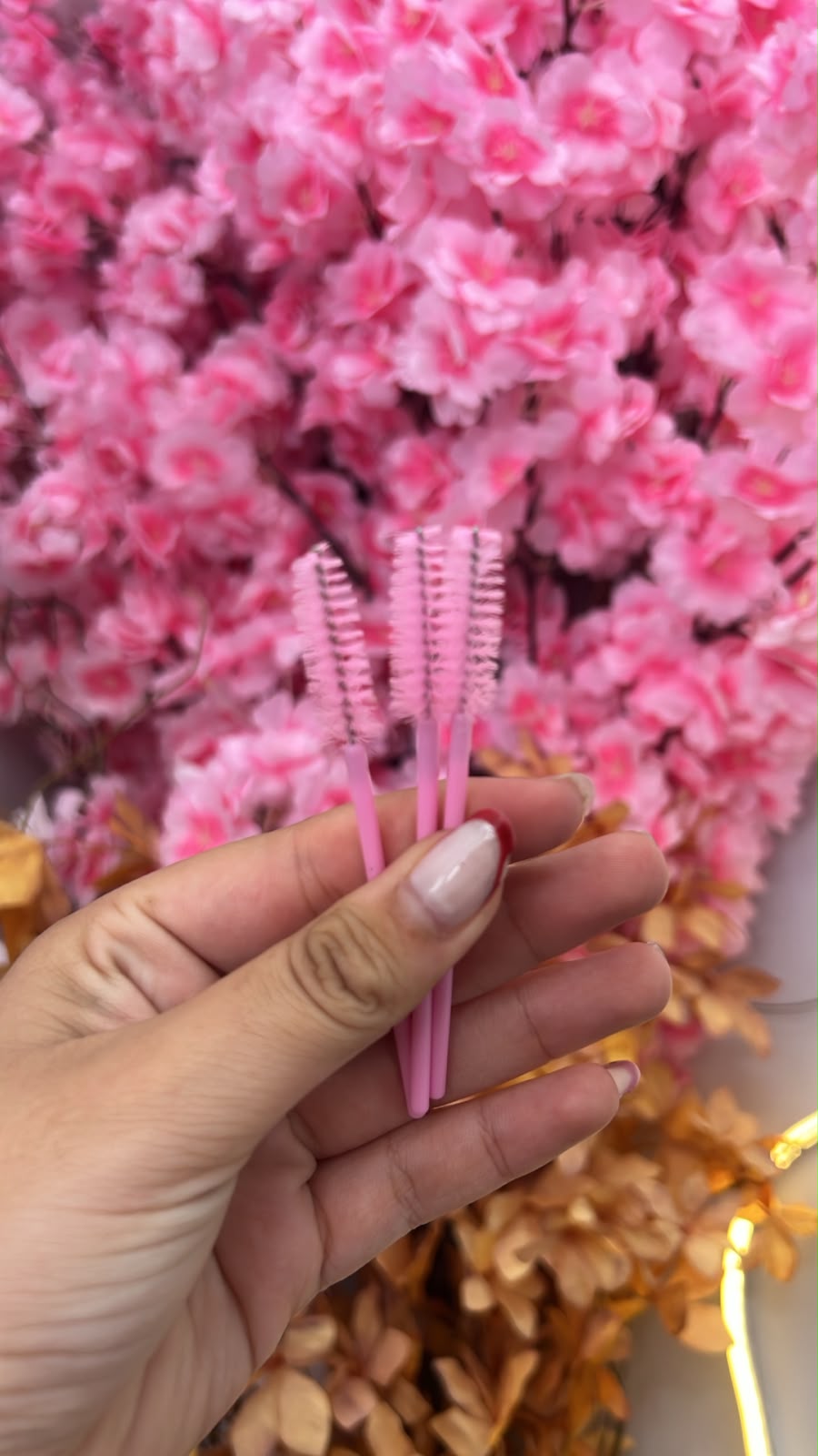 Kit Escovinha 5em1 de cilios - Rosa