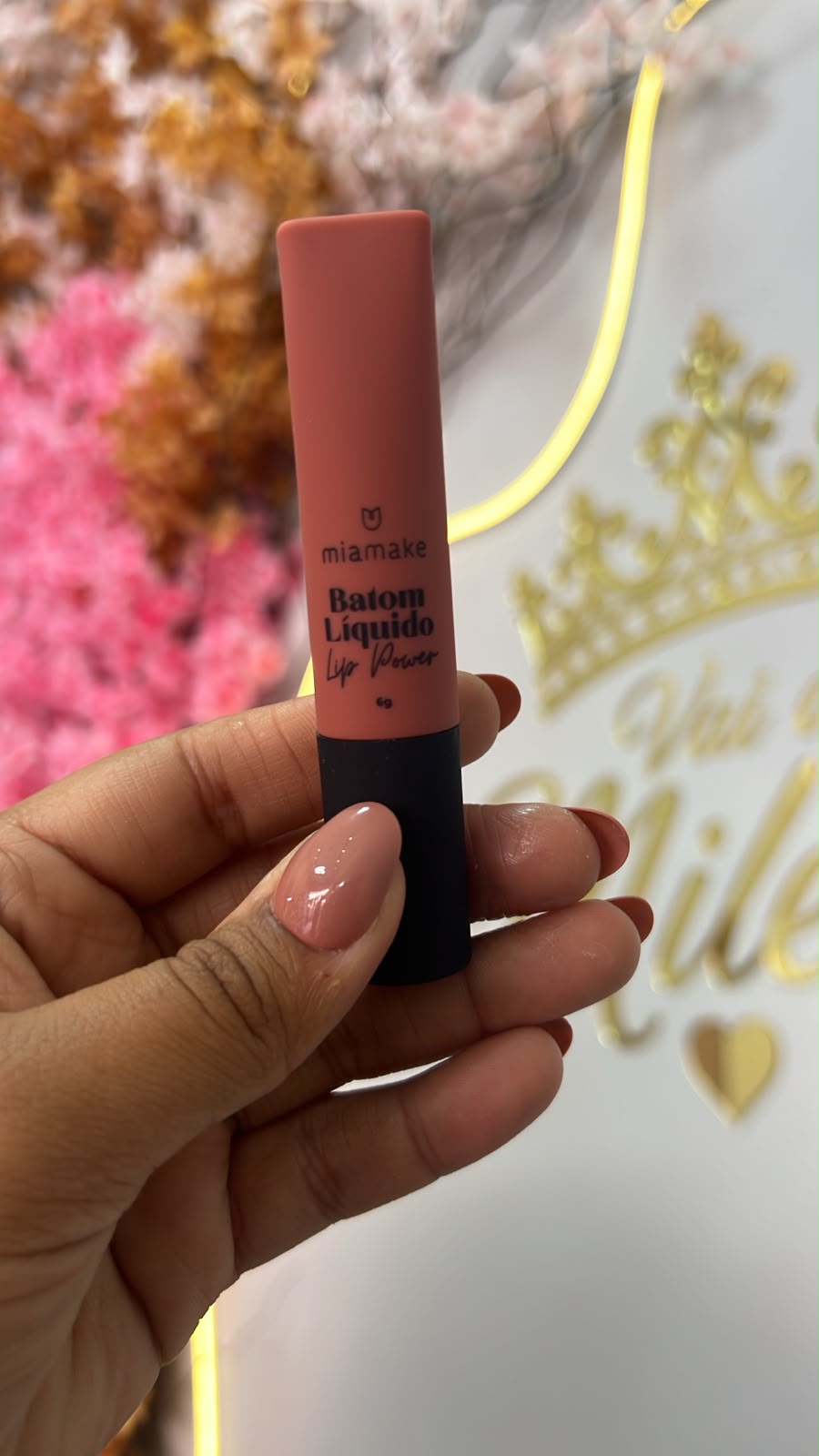 Batom líquido matte lip power - Mia make