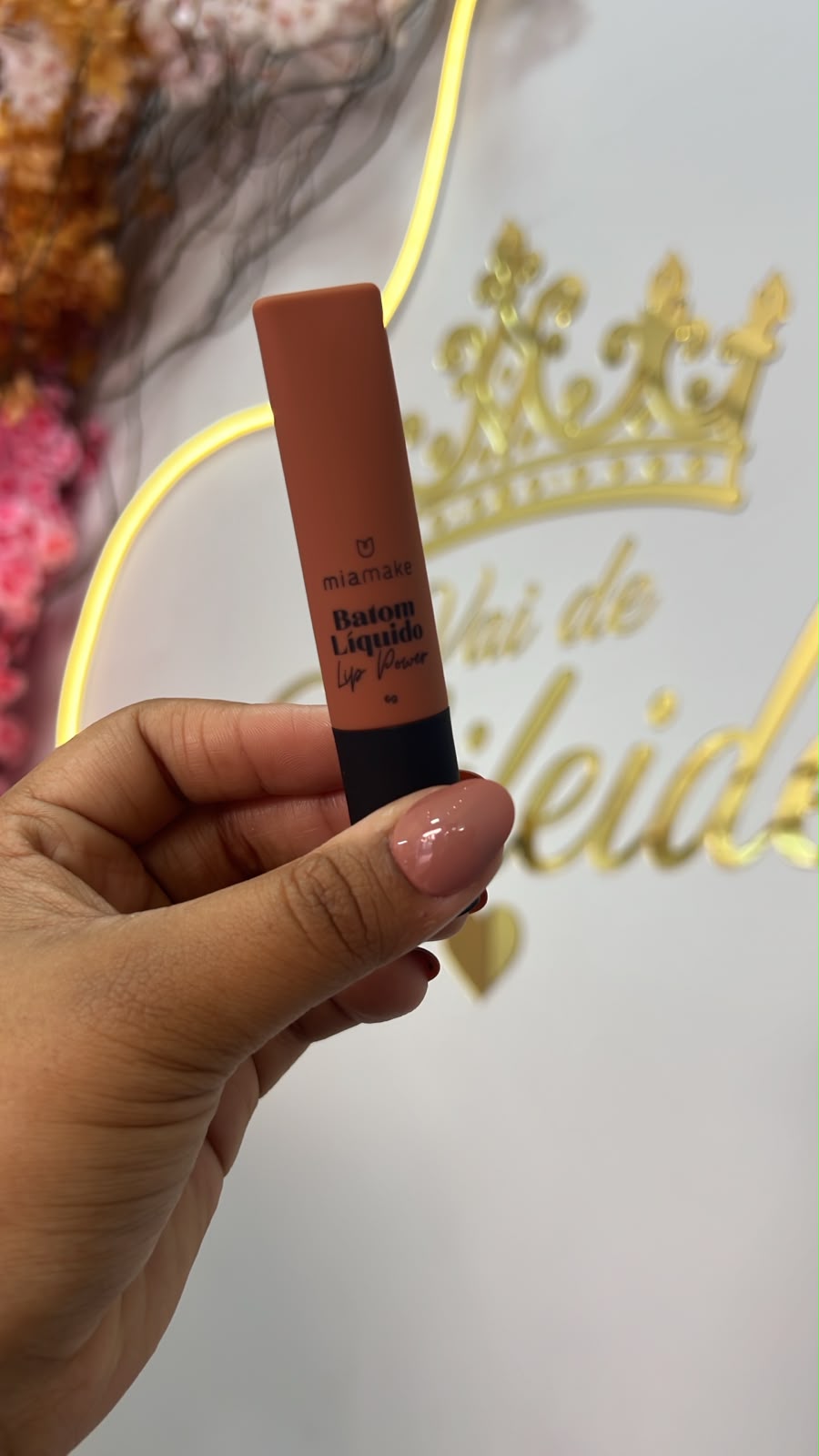 Batom líquido matte lip power - Mia make