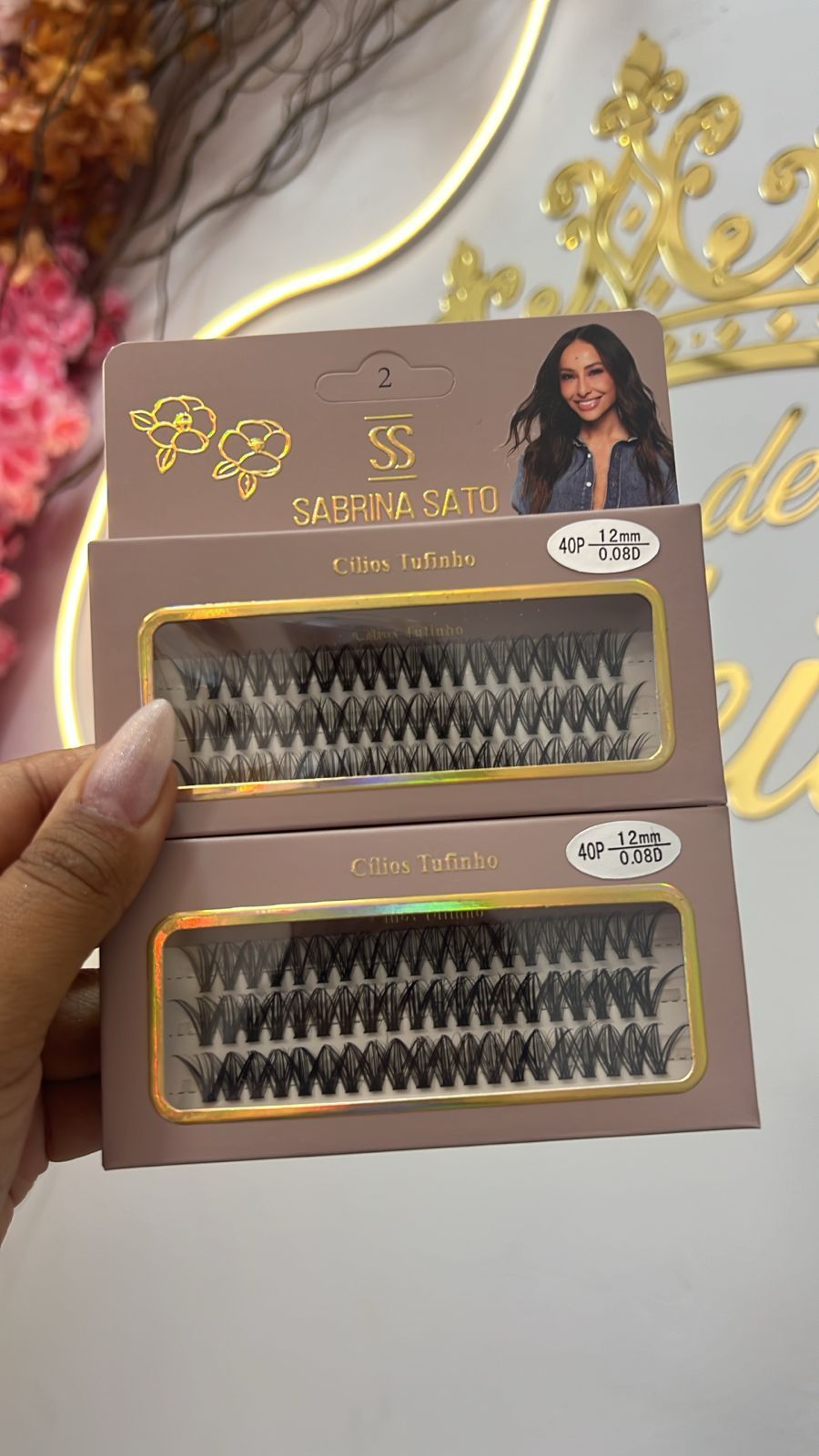 Cílios tufinho 8D - Sabrina sato